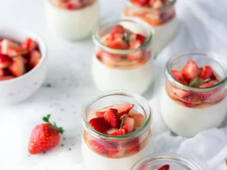 Panna cotta fraise